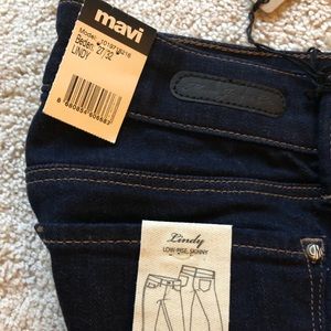 NWT MAVI Lindy low rise skinny